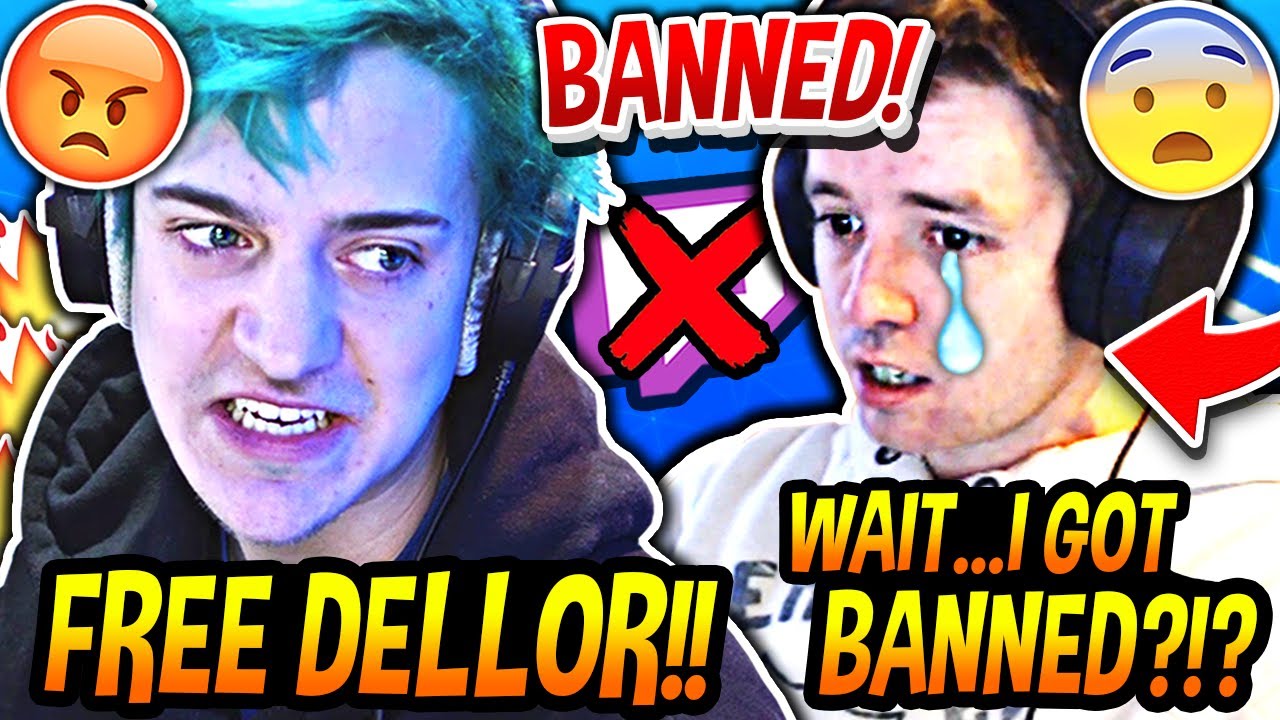 Ninja *FURIOUS* After FINDING OUT Dellor Is *BANNED* From Twitch AGAIN & FOREVER This Time....(RIP!)