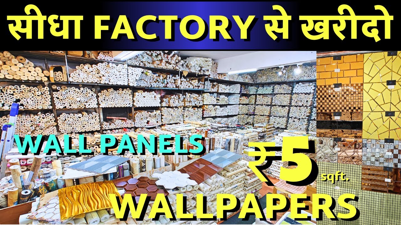 Wallpapers factory in delhi Cheapest wallpaper & interior wall panels in delhi Home decor items