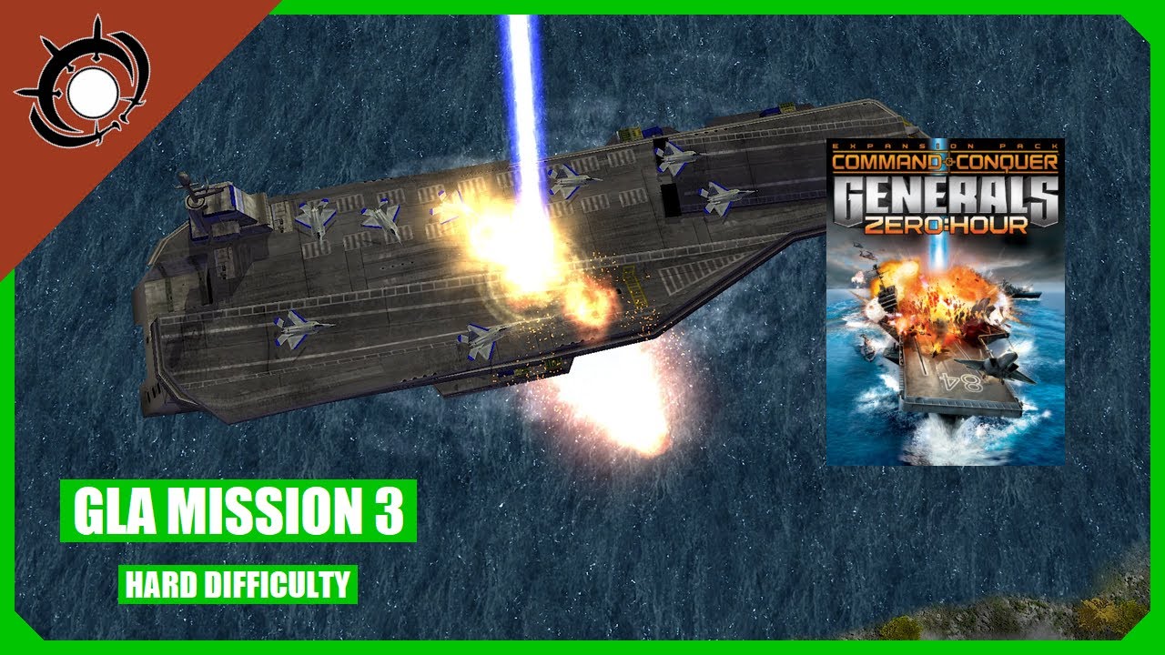 C&C: Generals Zero Hour - GLA Mission 3: On the Waterfront [Hard / Patch 1.04] 4K