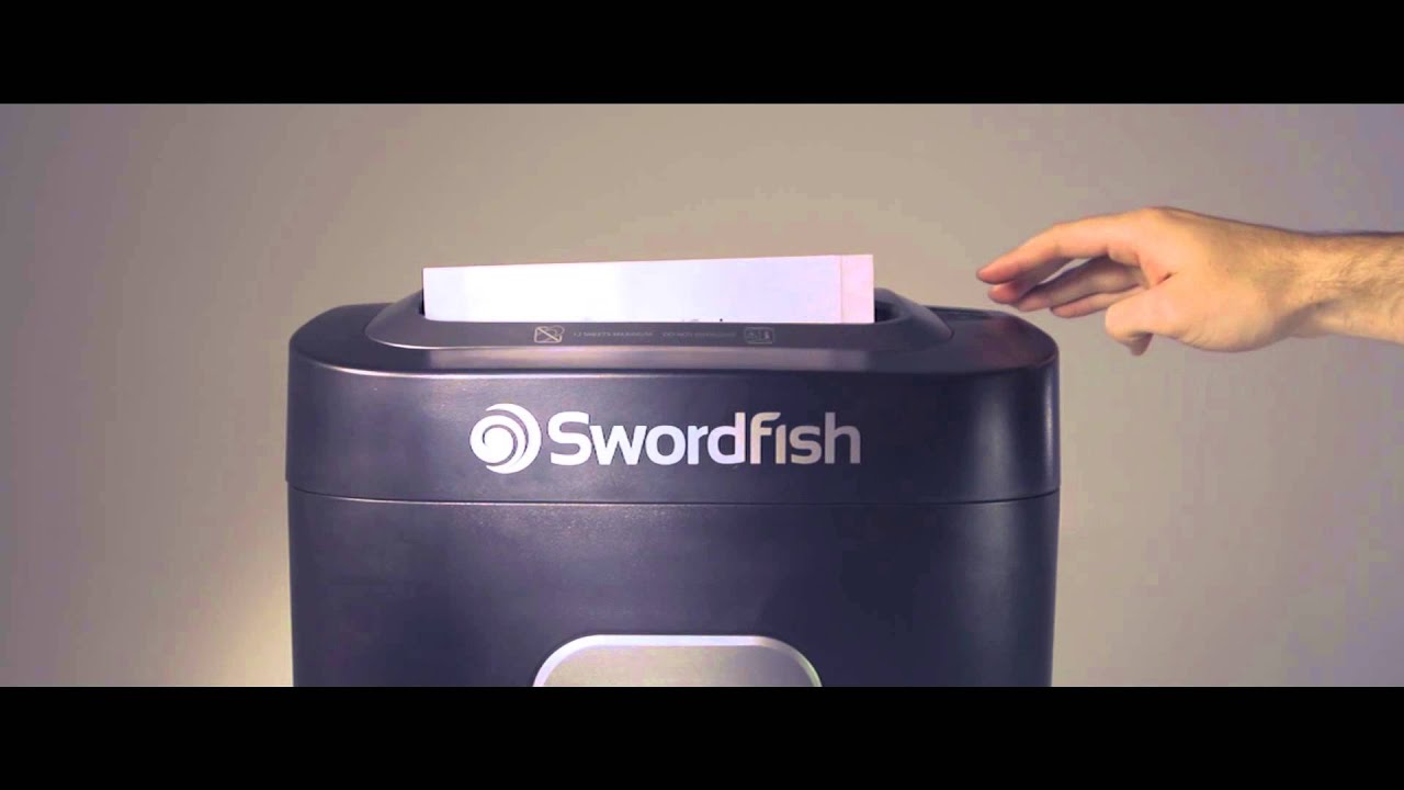 Easy paper shredder lubrication from Swordfish.