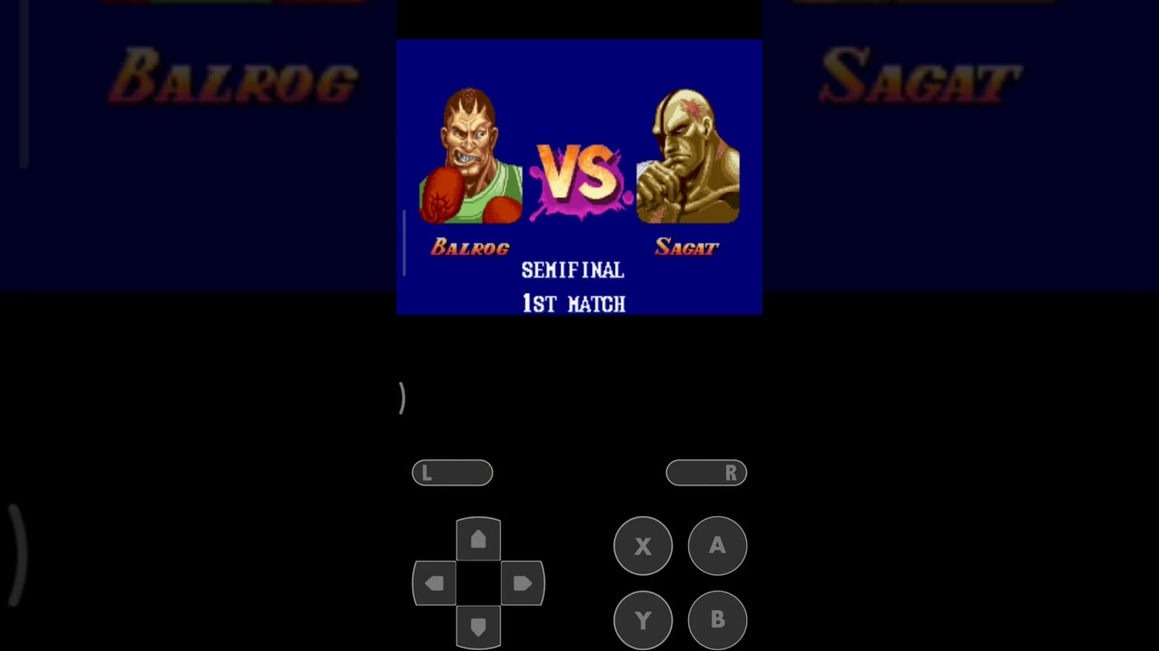 Super Street Fighter ii New Challenge Tournois Vega Bleu 