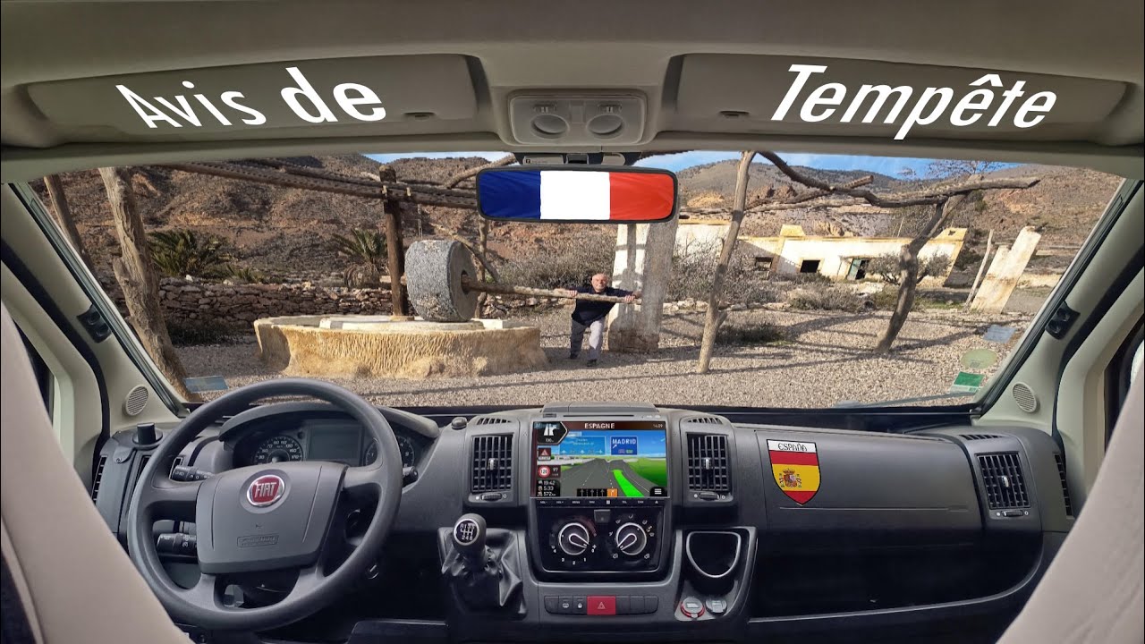 Avis de Tempete dans le désert d'Alhamilla