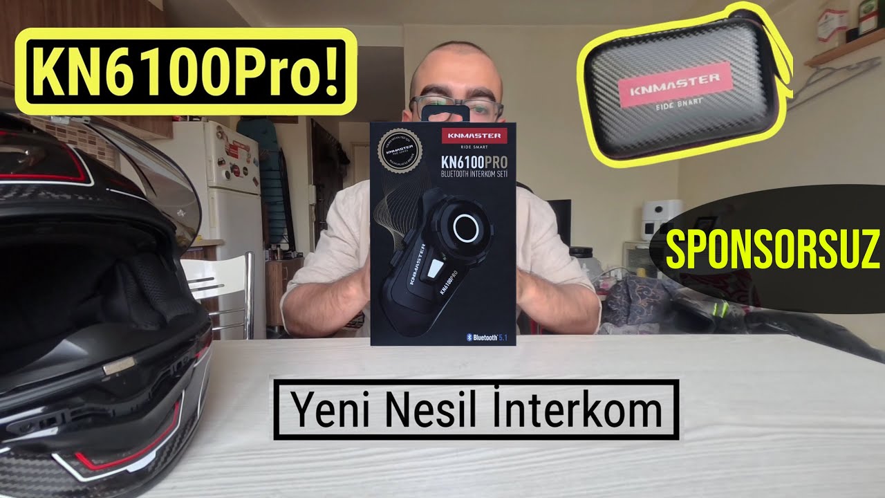KNMaster KN6100Pro İnterkom | Türkçe Kutu Açılışı