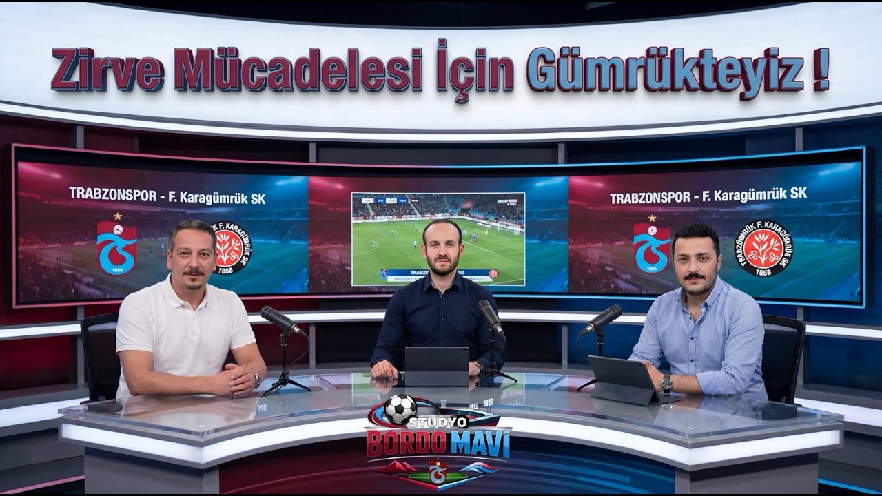 🟥🟦 REHAVETE YER YOK! Trabzonspor – F. Karagümrük | MAÇ GÜNÜ YAYINI #trabzonspor #TSvFGK #süperlig