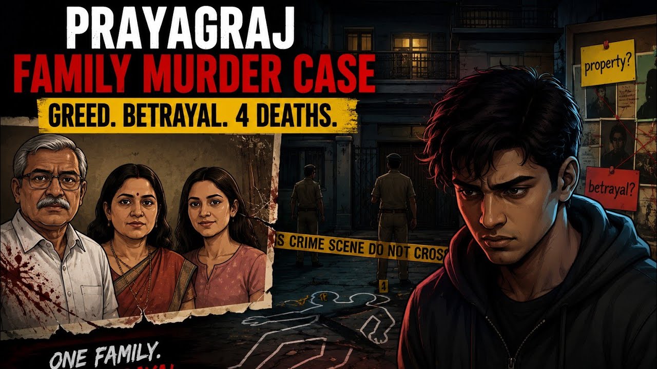 Prayagraj Family Murder Case Explained🚨 || Greed Betrayal & 4 Deaths⚰️