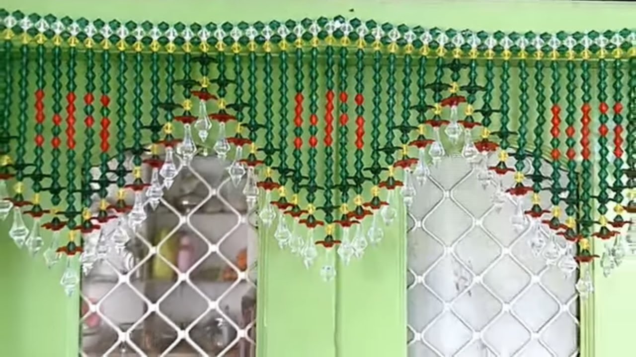 How to Make Door Hanging Toran || Easy Toran From Moti