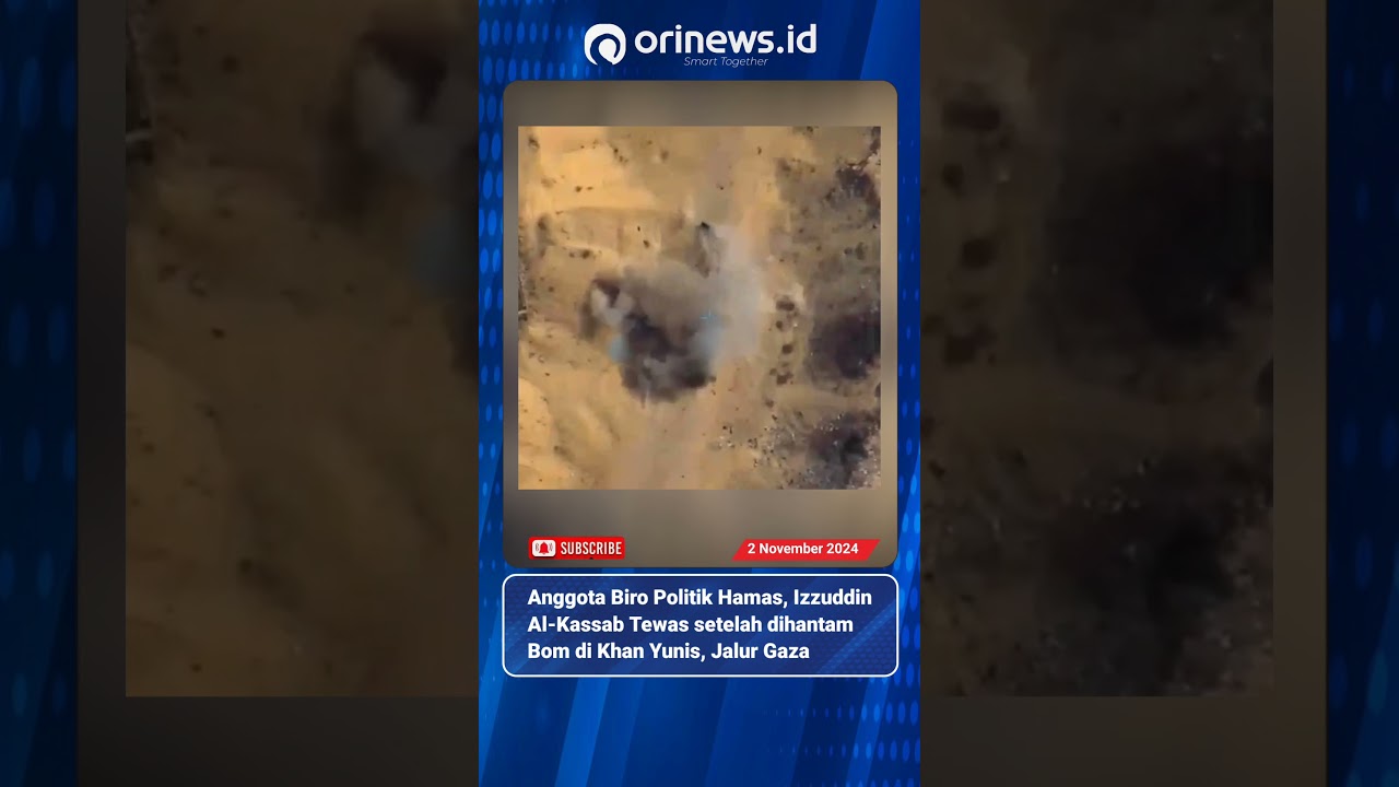 Anggota Biro Politik Hamas Izzuddin Al-Kassab Tewas dihantam Bom di Khan Yunis, Jalur Gaza#israel