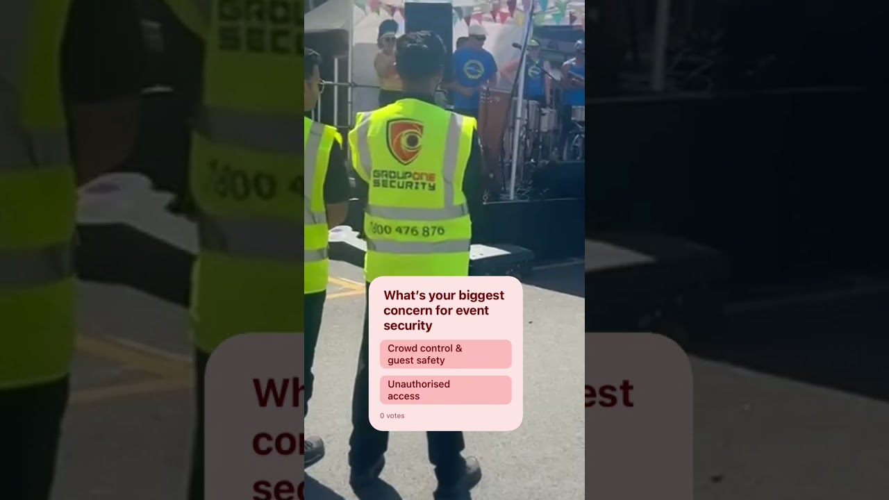 Our event security guard in action ! 😎 at hobson bay Melbourne, victoria Australia #eventsecurity