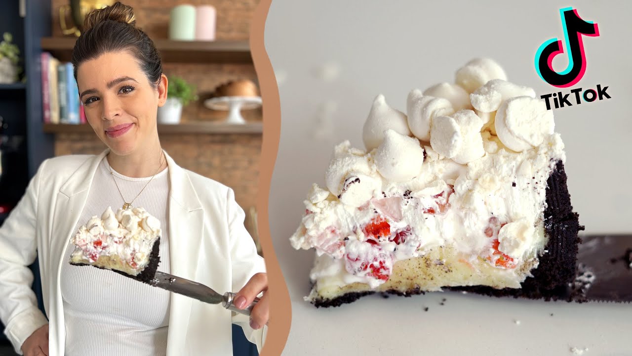 Como fazer MORANGOFFE (torta de morango) | TPM por Ju Ferraz