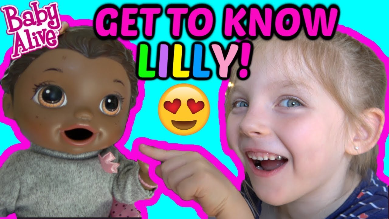 BABY ALIVE it's ALL ABOUT ME! GET to KNOW LILLY! The Lilly and Mommy Show! The TOYTASTIC Sisters!
