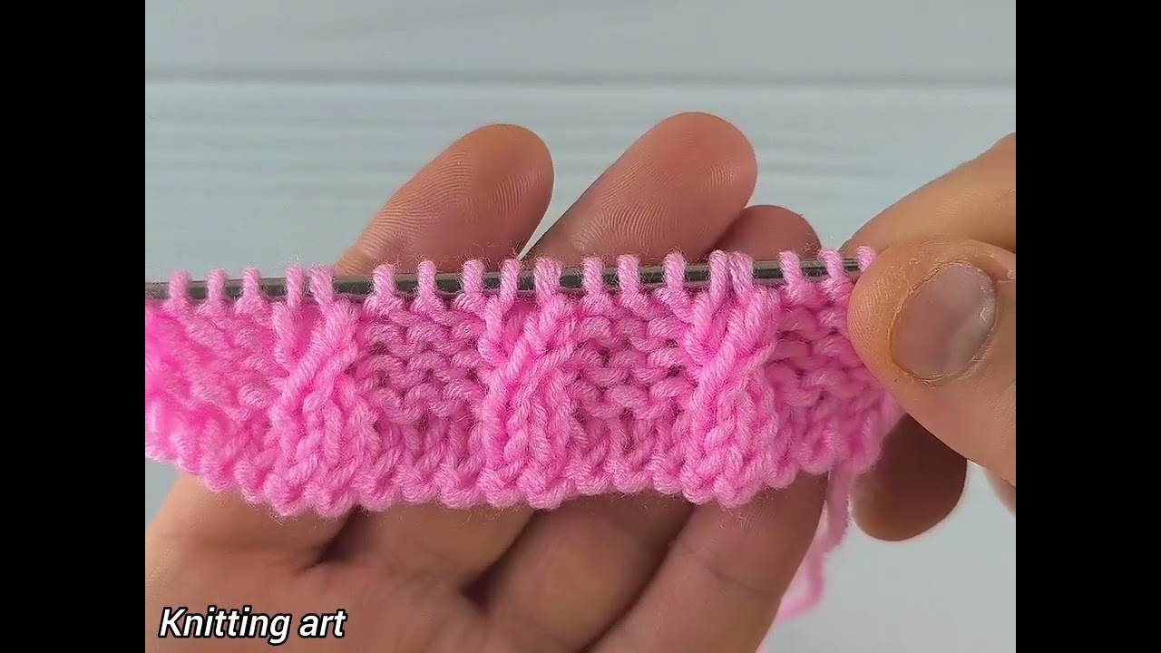 Everyone is after this awesome pattern! Easy and Most Beautiful Two Needle Knitting Pattern