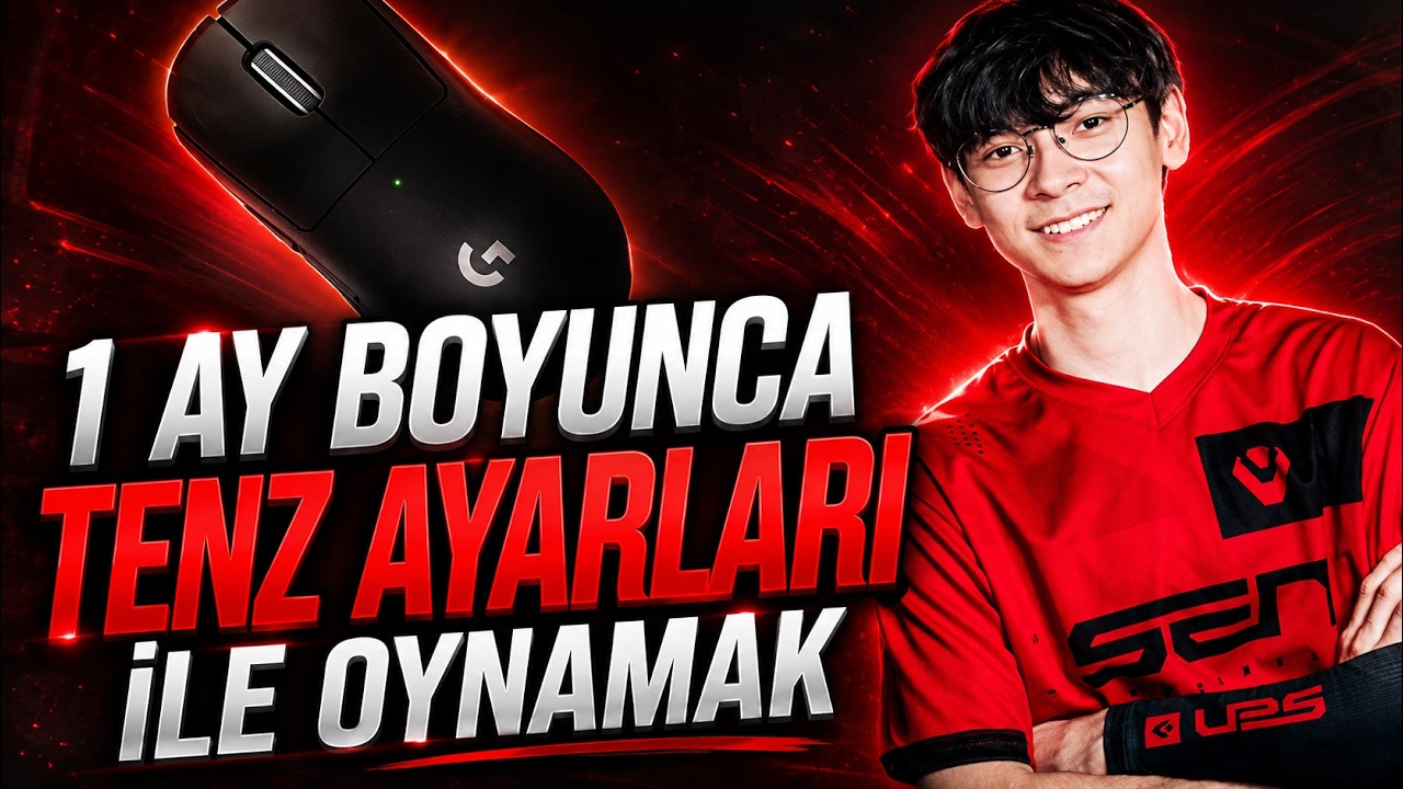 Valorant'ta 1 AY boyunca esporcu TENZ'in SENS'ini kullandım!