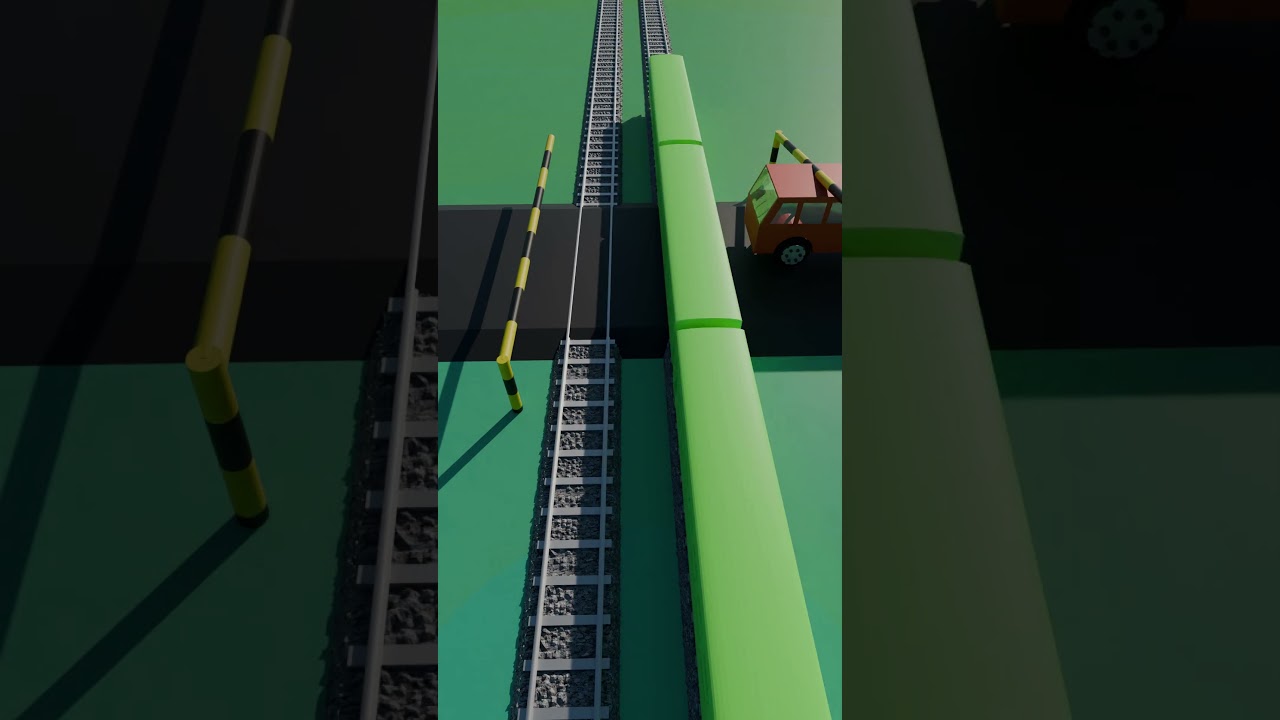 Stuck? #shorts #train #keretaapi #indianrailways #railroad #railway #animation
