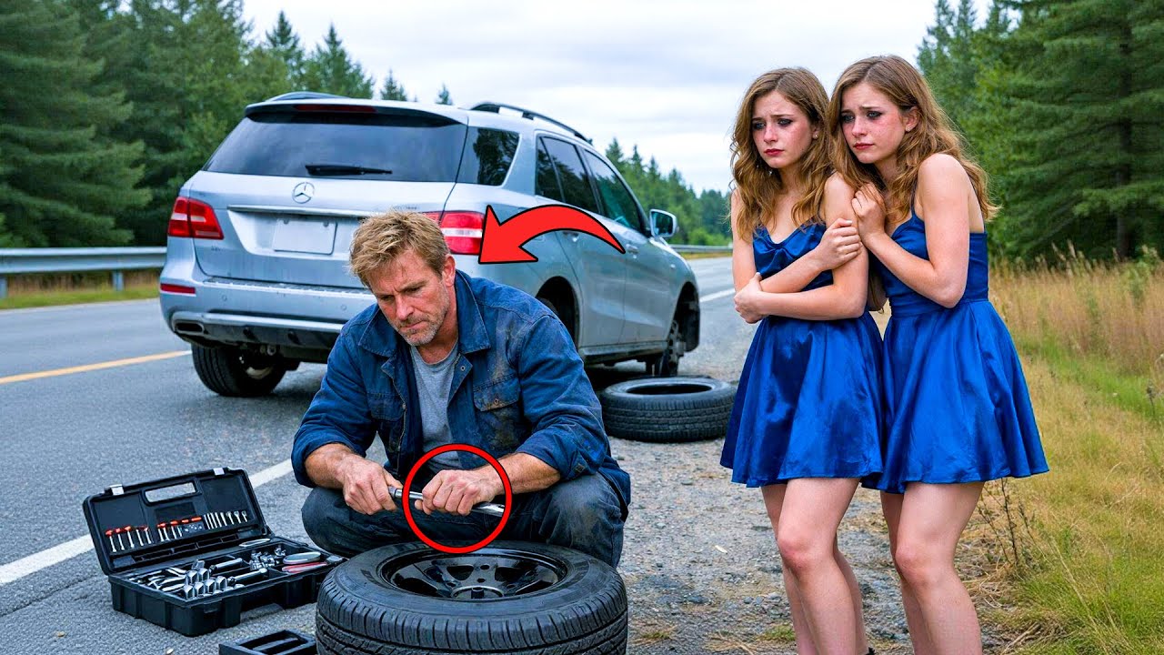 Poor Single Dad Helps Stranded Twin Girls – Unaware Their Father Is the Judge Who Held His Fate