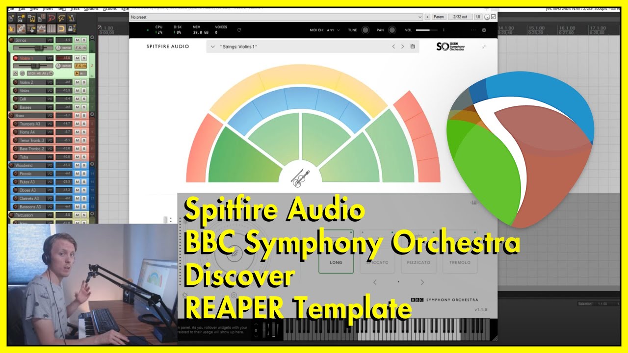 Spitfire Audio BBC Symphony Orchestra REAPER Template