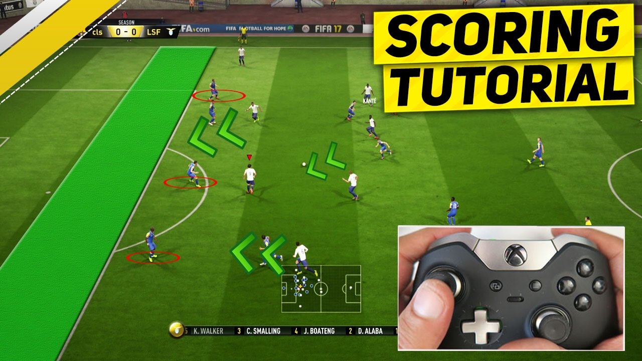 FIFA 17 SPECIAL WEAPON TO SCORE GOALS IN FUT CHAMPIONS TUTORIAL - BEST ATTACKING TRICK !