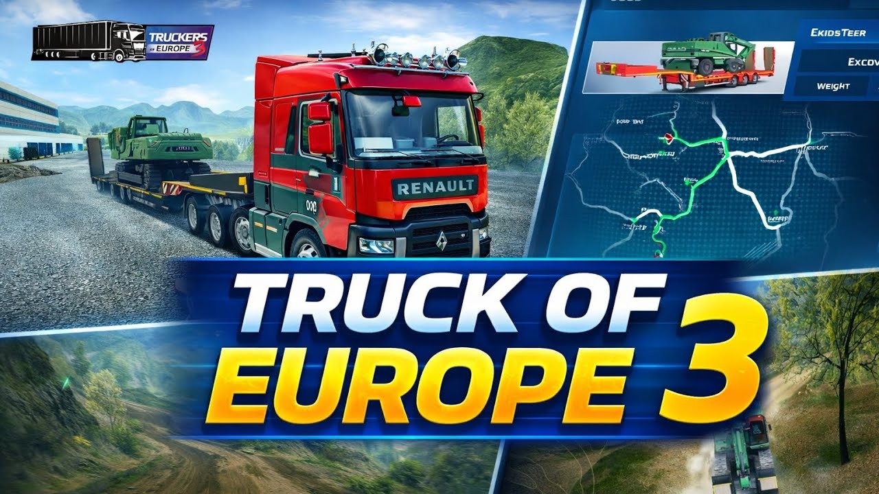 Driving Hardest Road 🛣️ in Truck Of Europe 3 | CHIMTON YT 