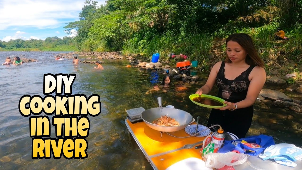 DIY INVENTION AMAZING TICNIQUE COOKING IN THE RIVER