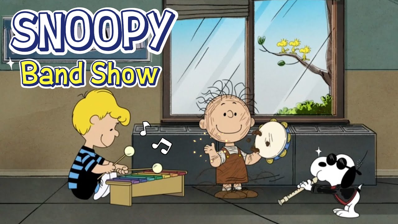 [𝐩𝐥𝐚𝐲𝐥𝐢𝐬𝐭] Happy Snoopy Jazz Band 🎹✨ Positive Vibes Music to Light Up Your Day | BGM for Chill, Work