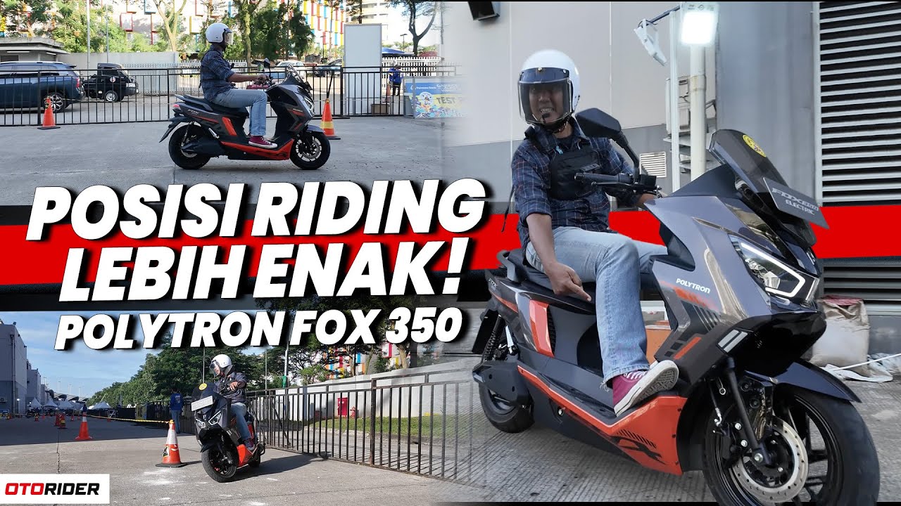 Sudah Tidak Jongkok Lagi! Polytron Fox 350 2025 - First Ride | OtoRider