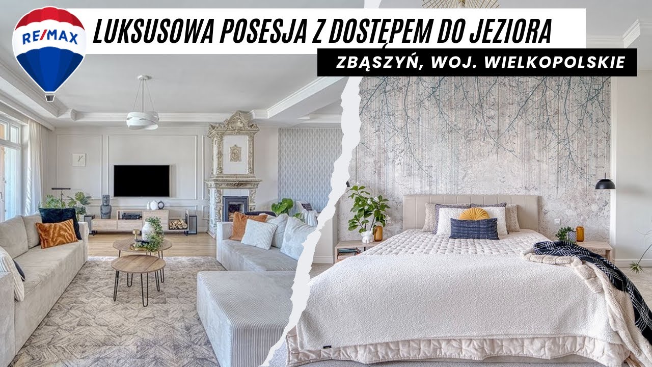 🔵 Luksusowa posesja z dostępem do jeziora, pomost! 🔵
