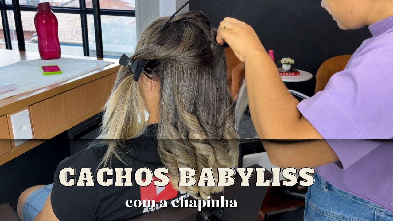 COMO FAZER CACHOS SEM BABYLISS - ONDAS PERFEITAS EM CABELO LISO NATURAL