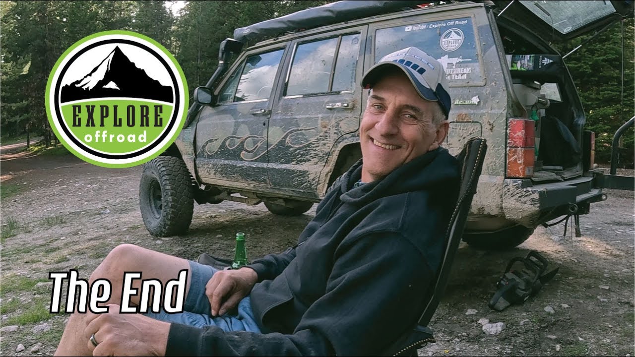 Backcountry Jeep camping at a remote lake
