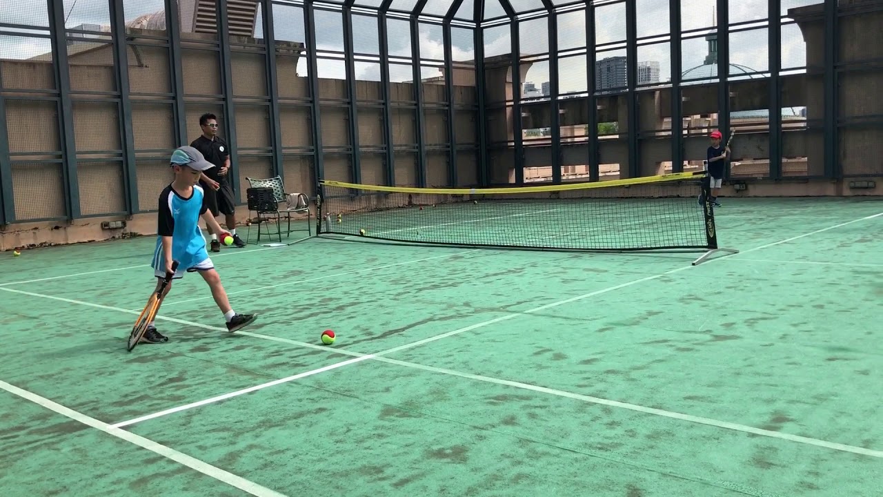 Seojun Park 6 year old tennis - Nov 2017 TFL Red Ball Tournament Final