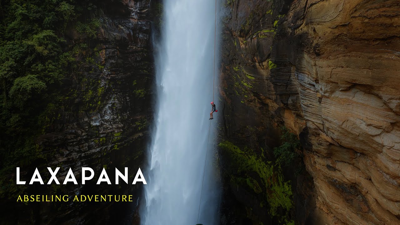 Waterfall Abseiling Sri Lanka | Laxapana Falls | Ceylon Extreme Adventures