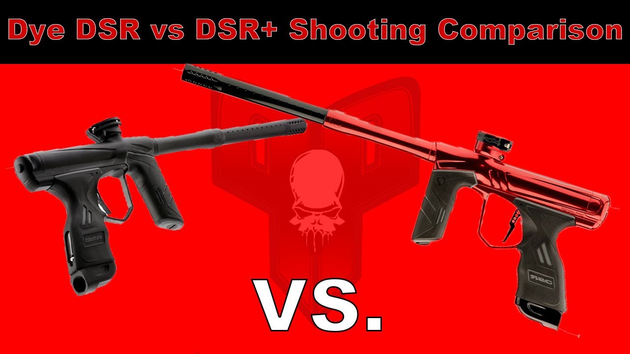 Dye DSR vs Dye DSR+ Shooting Comparison // Punisher's Paintball