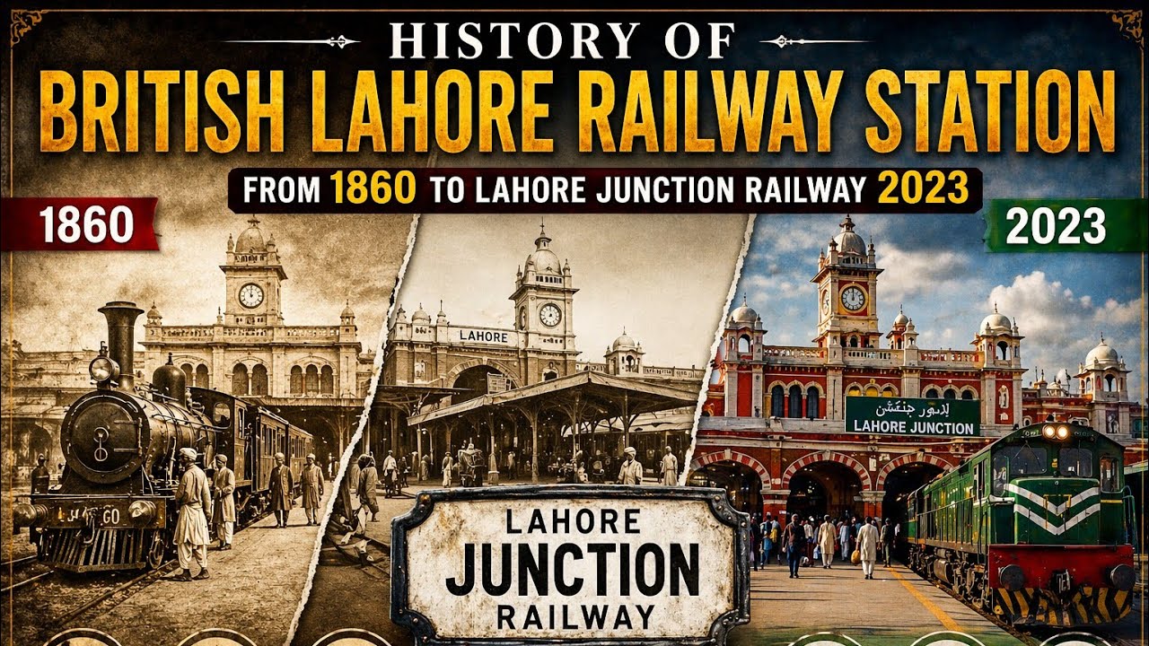 History of British Lahore railway station from 1860 to Lahore Junction Railway 2023