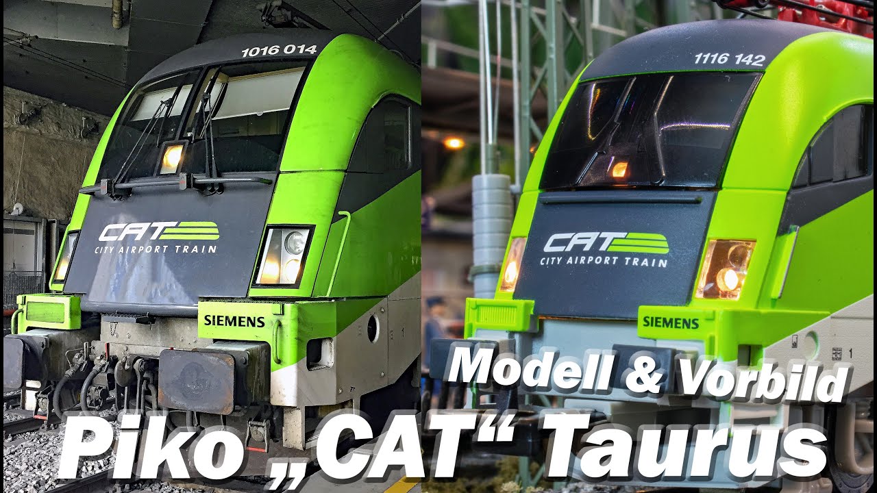 Piko Taurus im CAT Design : H0 Wechselstrom Version der Sommerneuheit 2020 mit mfx Decoder