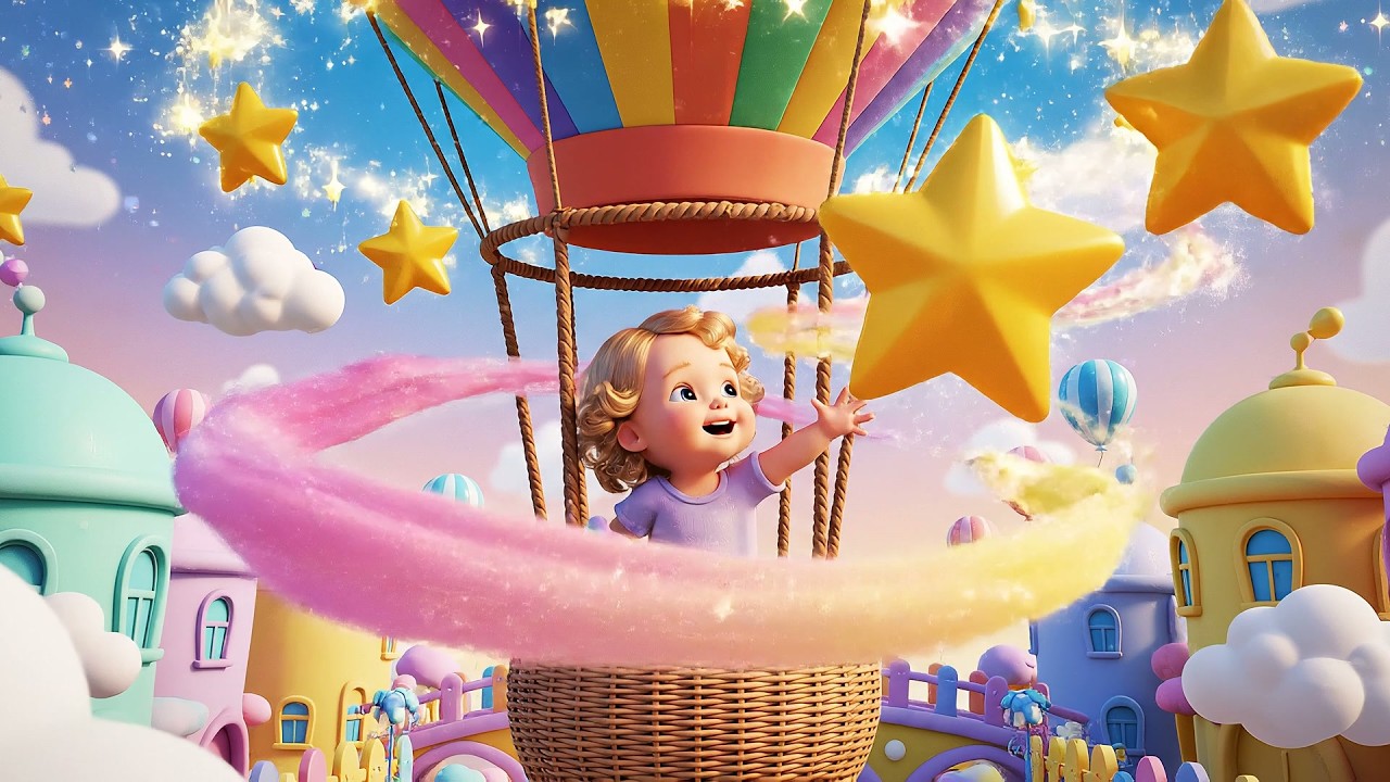 Rock a Bye Baby Floating Dream Balloon | Bedtime Lullaby & Sleep Music for Babies