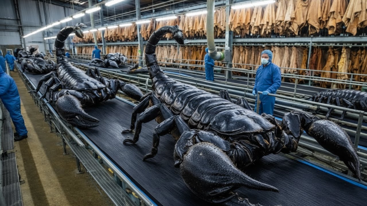 Inside a scorpion slaughterhouse – how scorpions are transformed into million-dollar products .