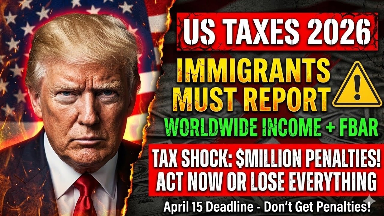 Tax Rules for Immigrants in USA 2026 | What Income You MUST Report (Avoid Costly Mistakes)