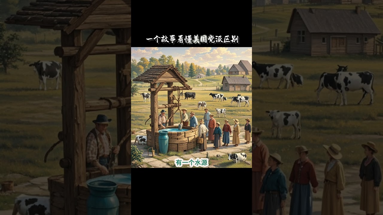t一个故事看懂美国民主党与共和党的区别？#民主党 #共和党