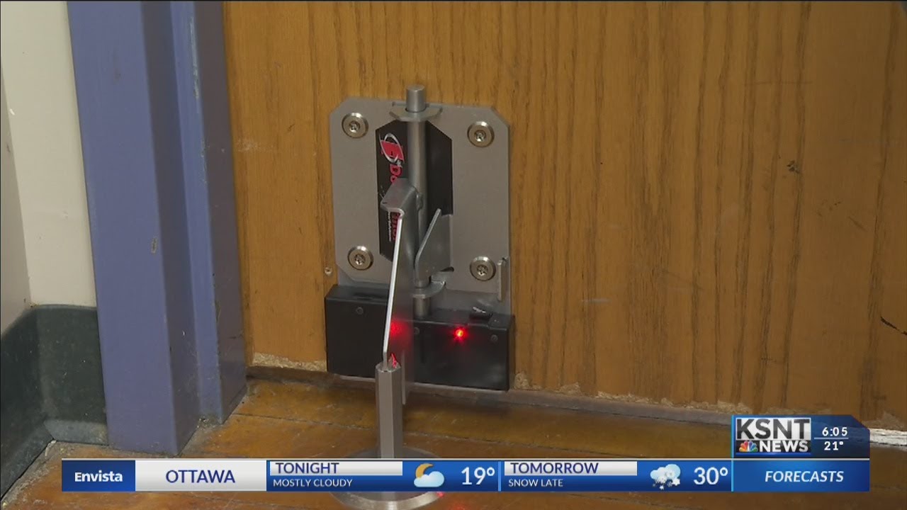 New door locks help prepare local school for an active shooter
