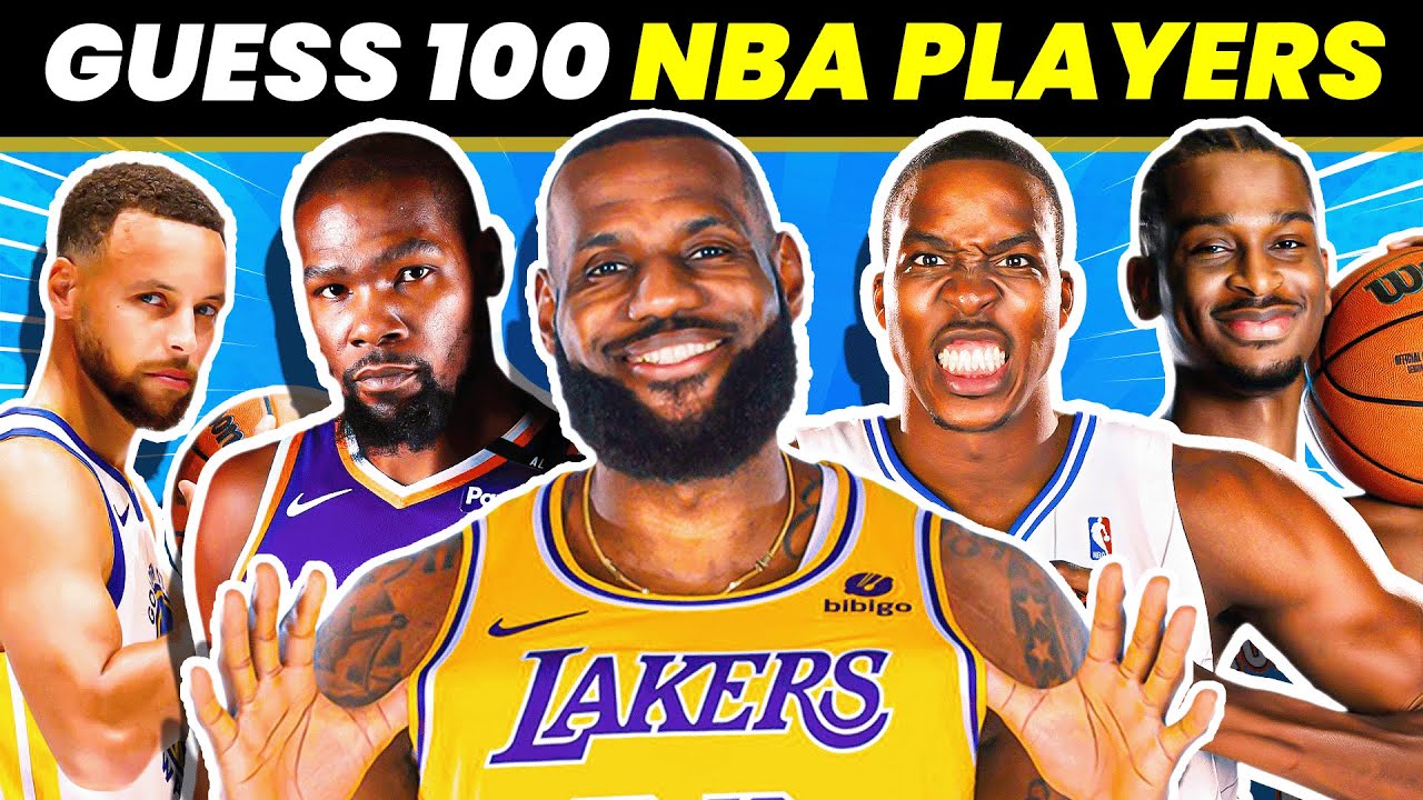 Guess 100 NBA Players in 3 Seconds | NBA Quiz 2025