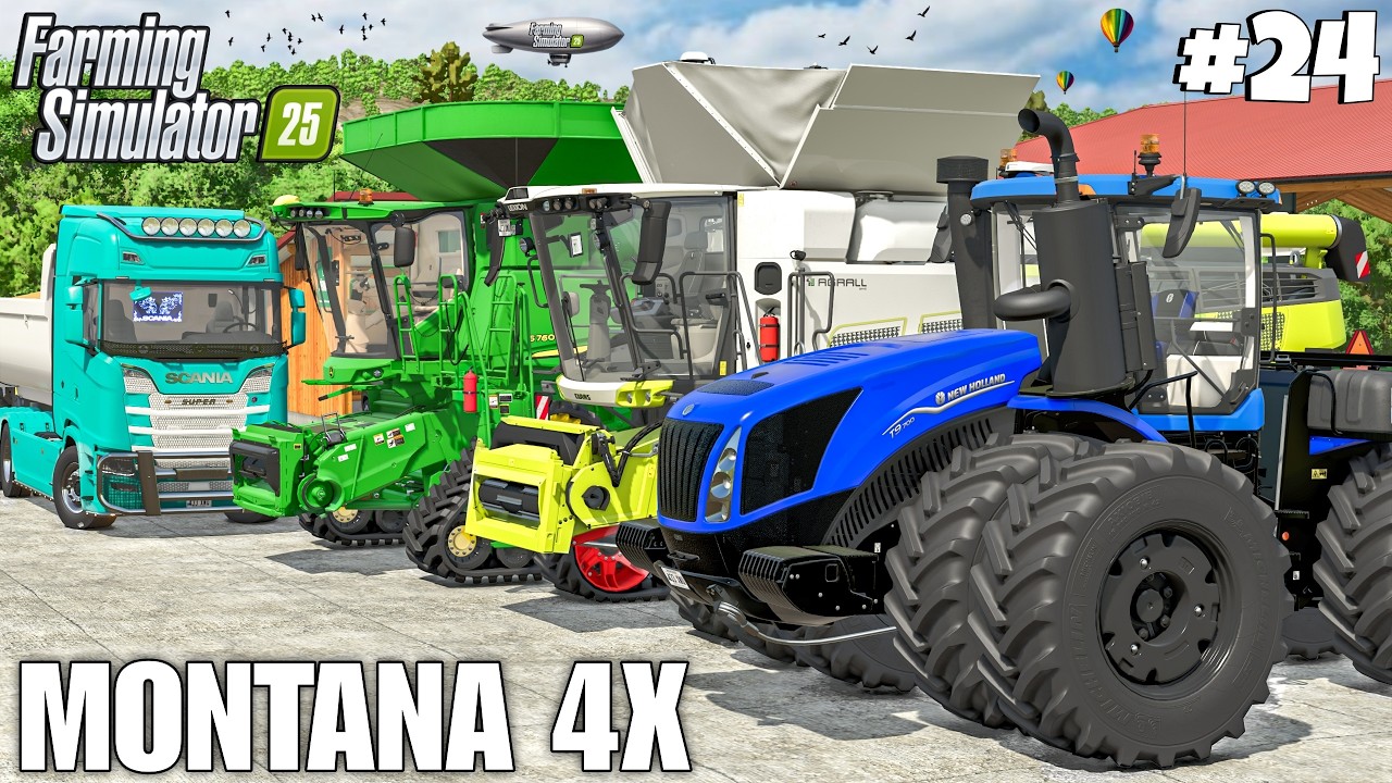 Я модернизировал ферму, установив новое оборудование | Монтана 4X | Farming Simulator 25