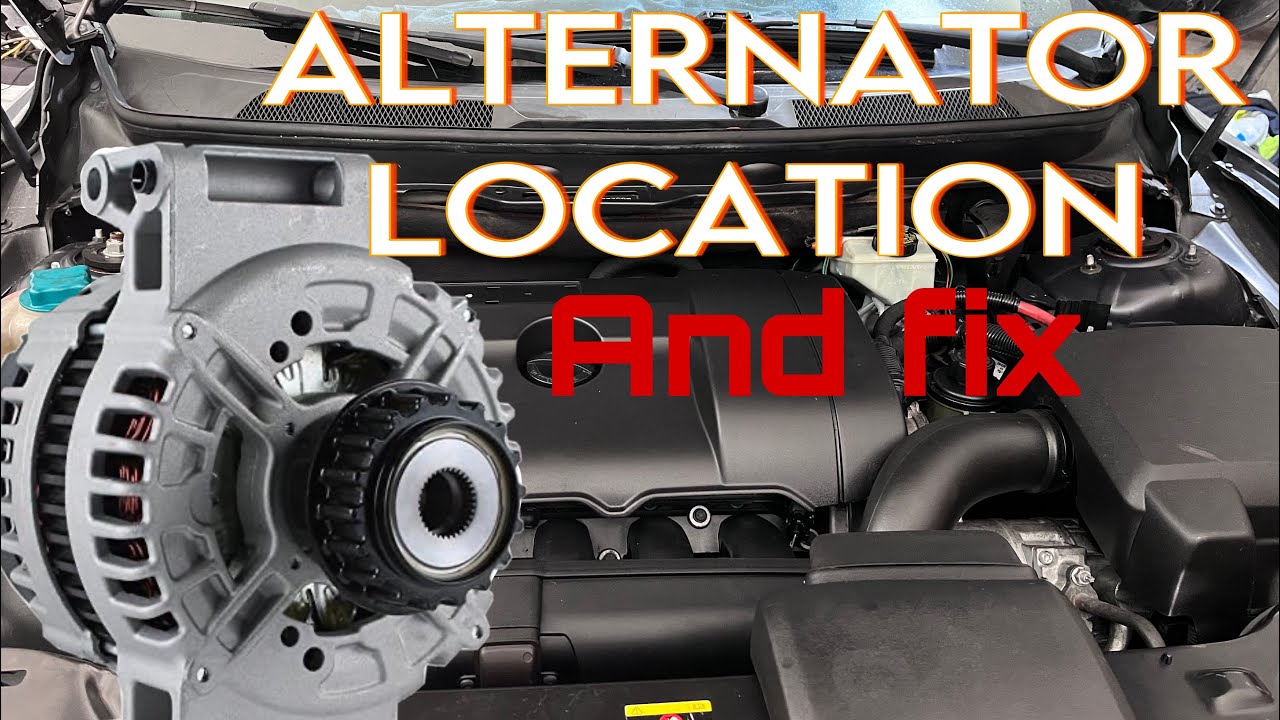 2009 Volvo XC90 3.2 Alternator Location/ faulty Gear and belt