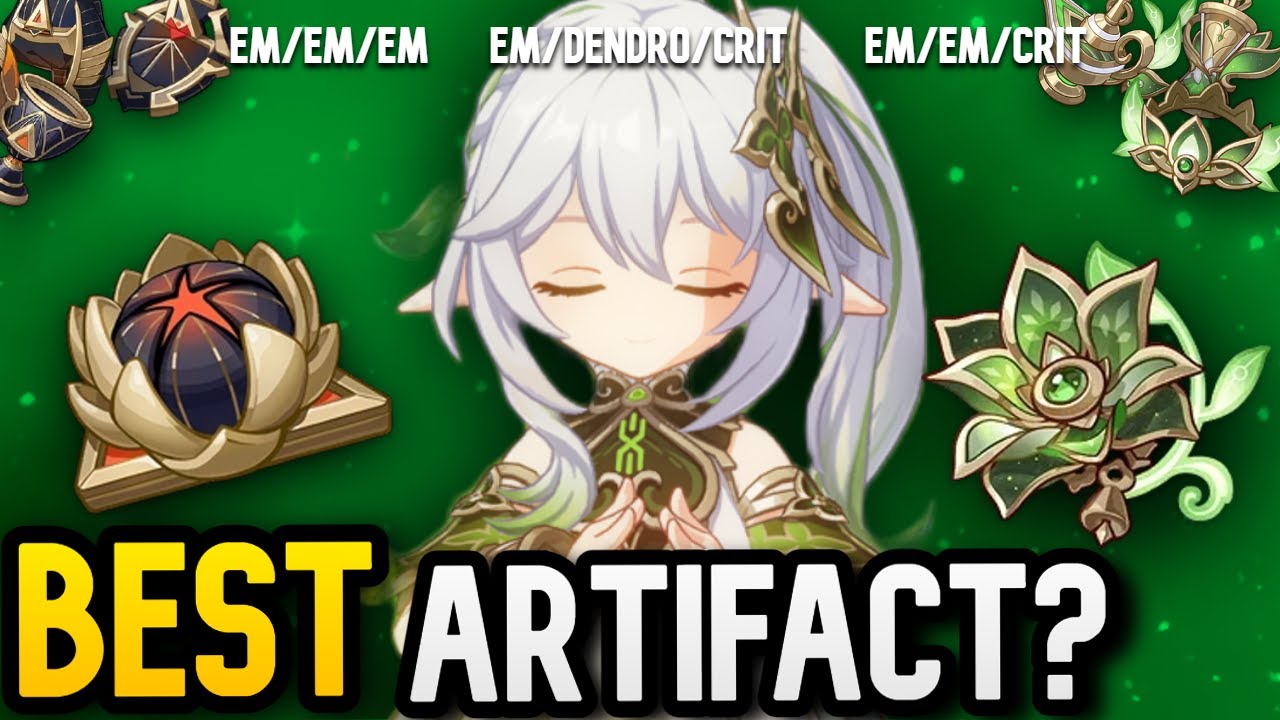 Nahida Artifacts Comparison | Gilded dreams vs Deepwood - ALL Builds (Triple EM, DPS and more!)
