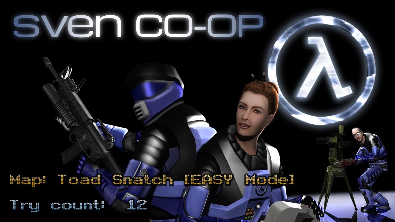 Sven Co-op - Map: Toad Snatch [EASY Mode] - Try count: 12 (Tentativa 12) - [No commentary]
