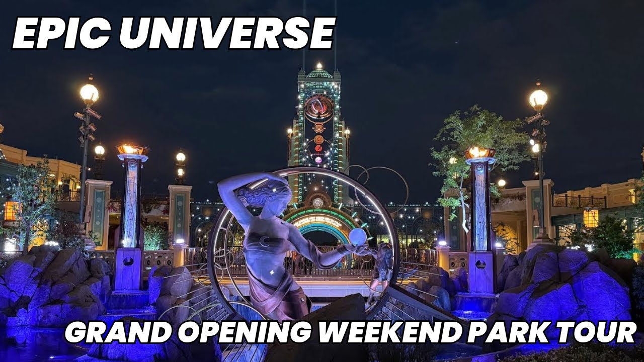 Epic Universe Park Tour - From Opening Weekend! #epicuniverse #universalstudios #orlando #themepark 