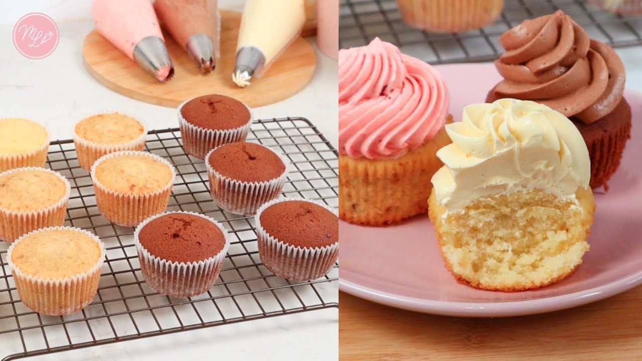 🧁Cupcakes 1 MASA = 3 SABORES 🧁