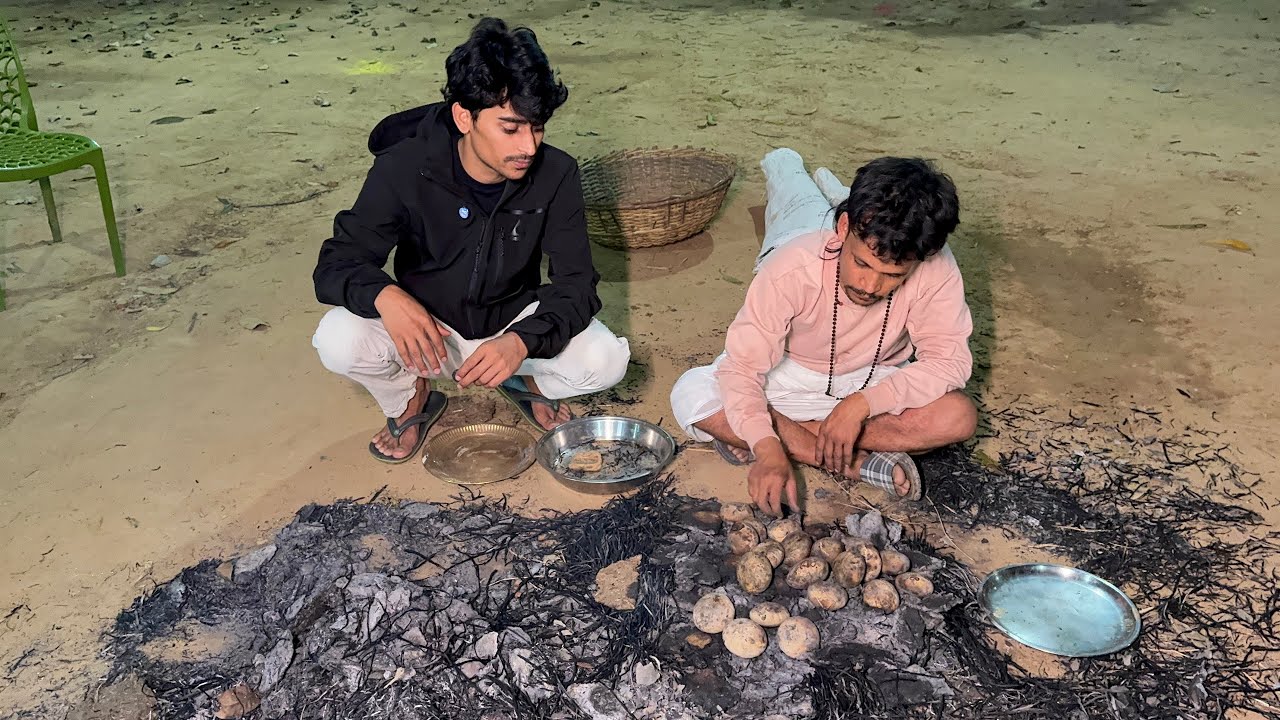 Litti chokha banaya mere dost ne 🥰 | With Authentic conversation 