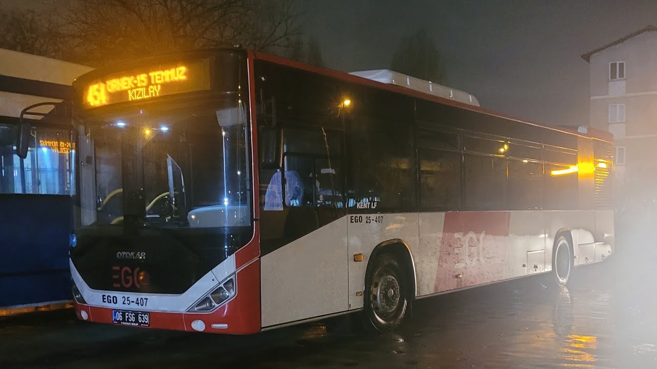 Egoya yeni gelen Otokar Kent LF.Harika Cummins sesi ile yolculuk videosu.Kod numara 25-407
