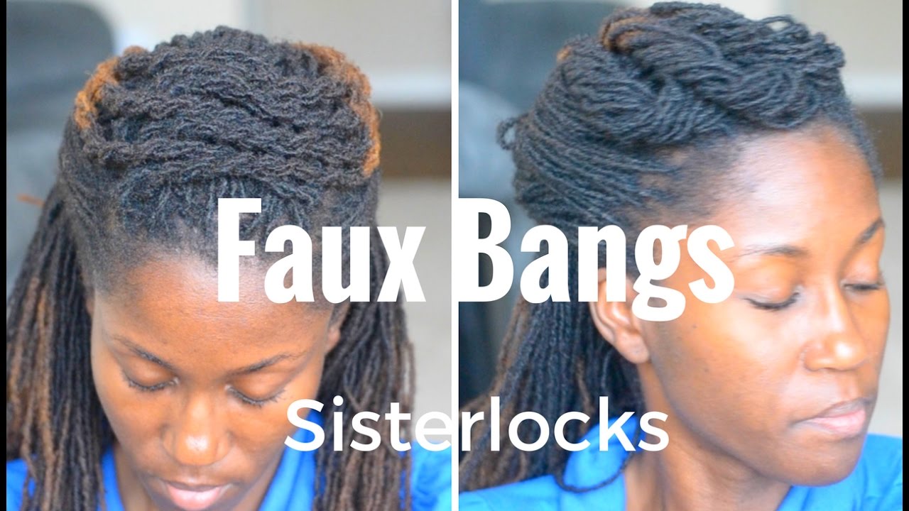 4 Faux Bang Styles | Sisterlocks | ibyl