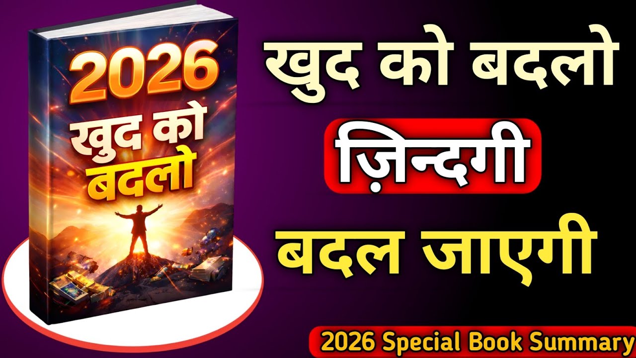 In 2026 change yourself and your life will change | Hindi book summary | Audiobook - खुद को बदलो 