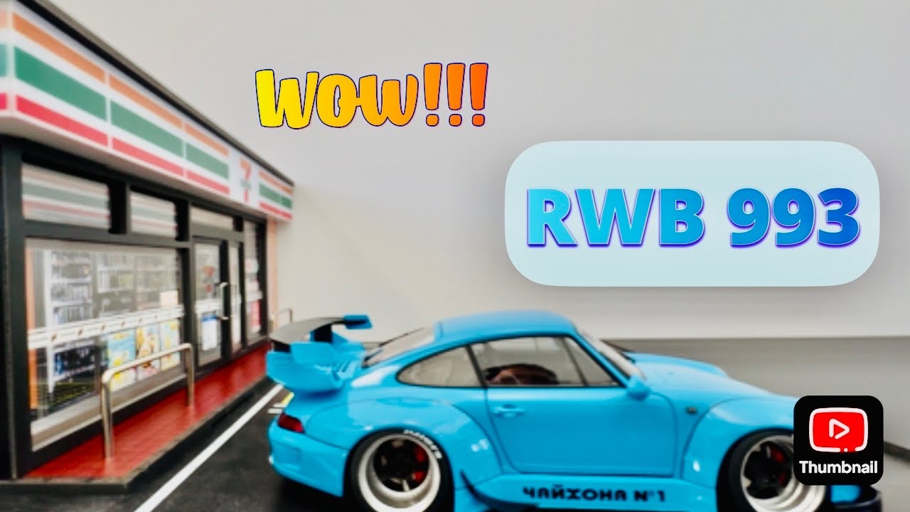 Autoart 1:18 RWB 993 Porsche Unboxing and Showcasing #automobile #rwb #diecastcars #autoart 