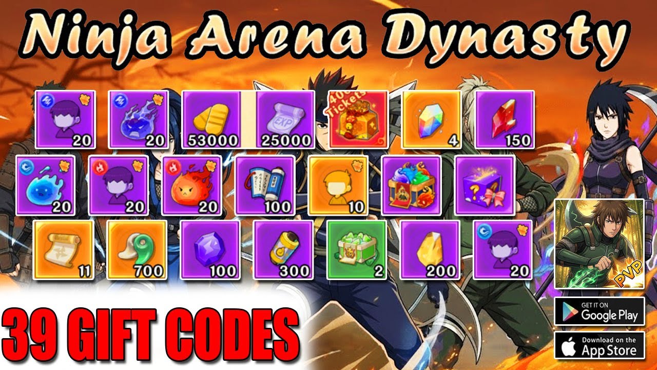 Ninja Arena Dynasty | All 39 Working Gift Codes & Redeem Guide | Active Ninja Arena Dynasty Codes